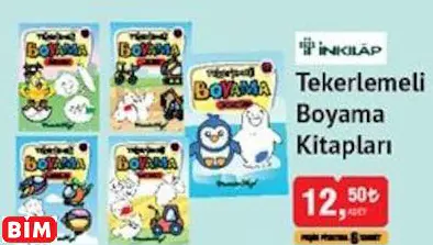 İNKILAP TEKERLEMELİ BOYAMA KİTAPLARI